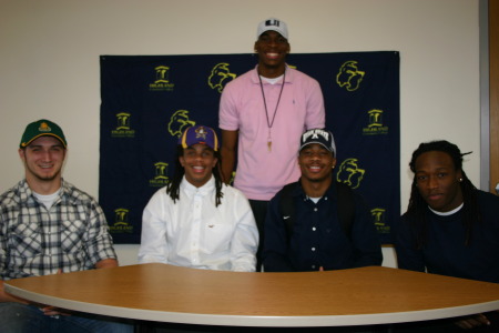 Highland Football Players Sign National Letters