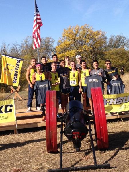 Highland Men's Cross Country Records Fall at Fort Hays
