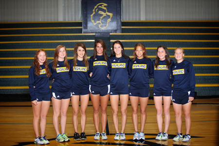 Highland Cross Country Women Excel in Classroom