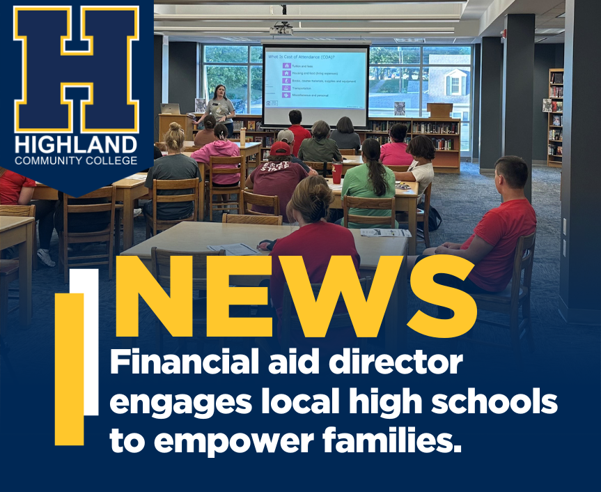 HCC’s Financial Aid Director Engages Local High Schools to Empower Families