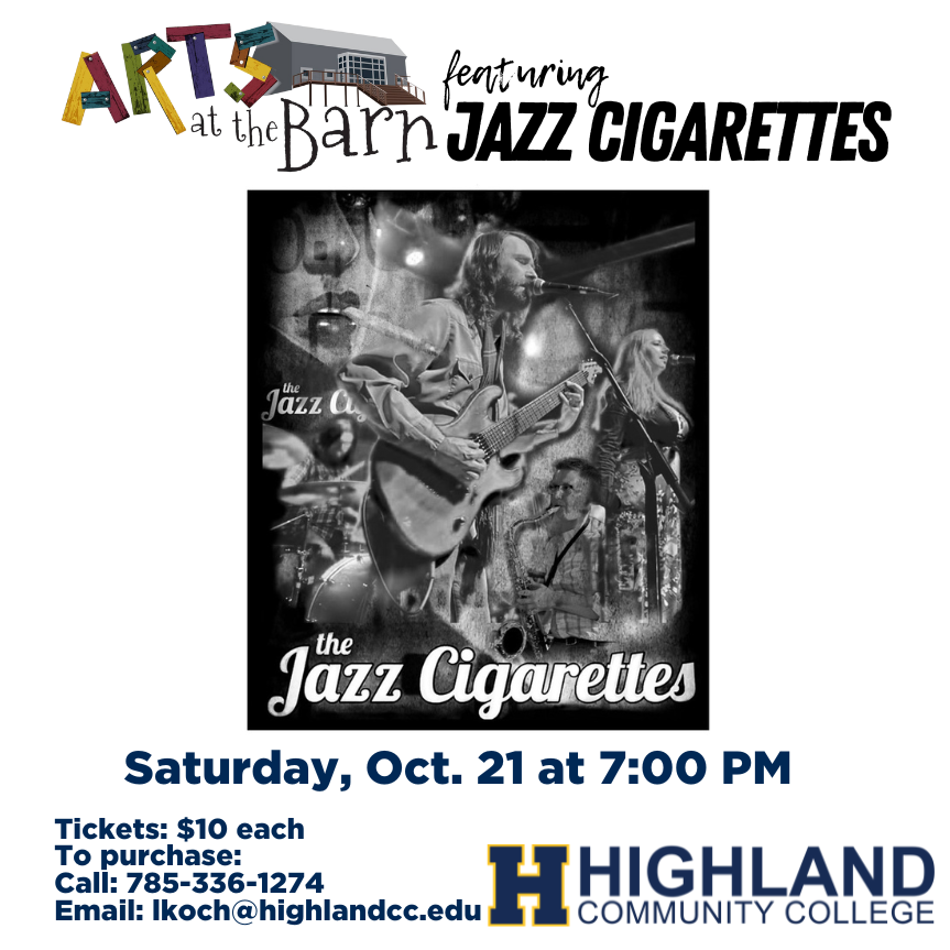 Arts at the Barn Features the Jazz Cigarettes
