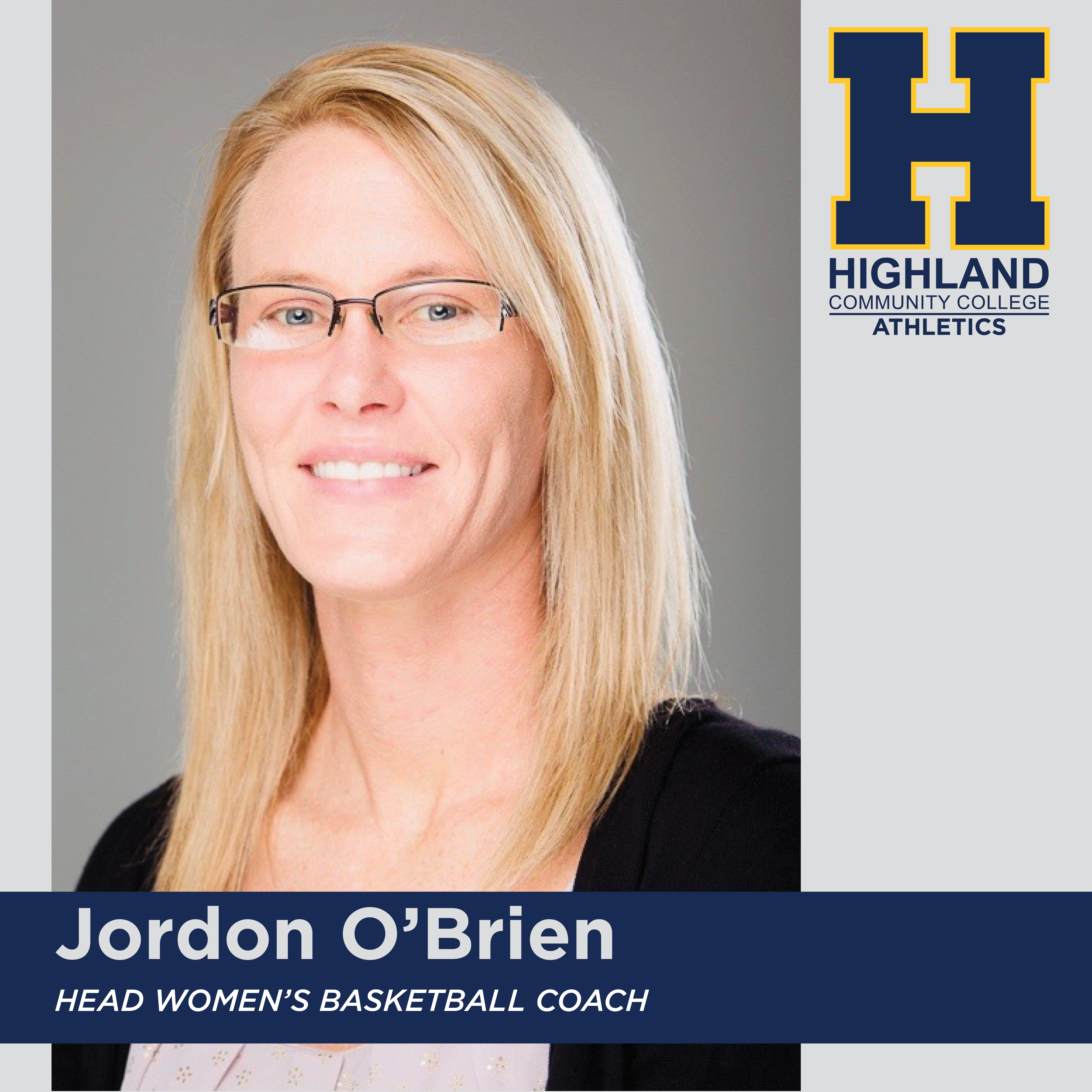 Highland Community College Names Jordon O’Brien as New Head Women’s Basketball Coach 