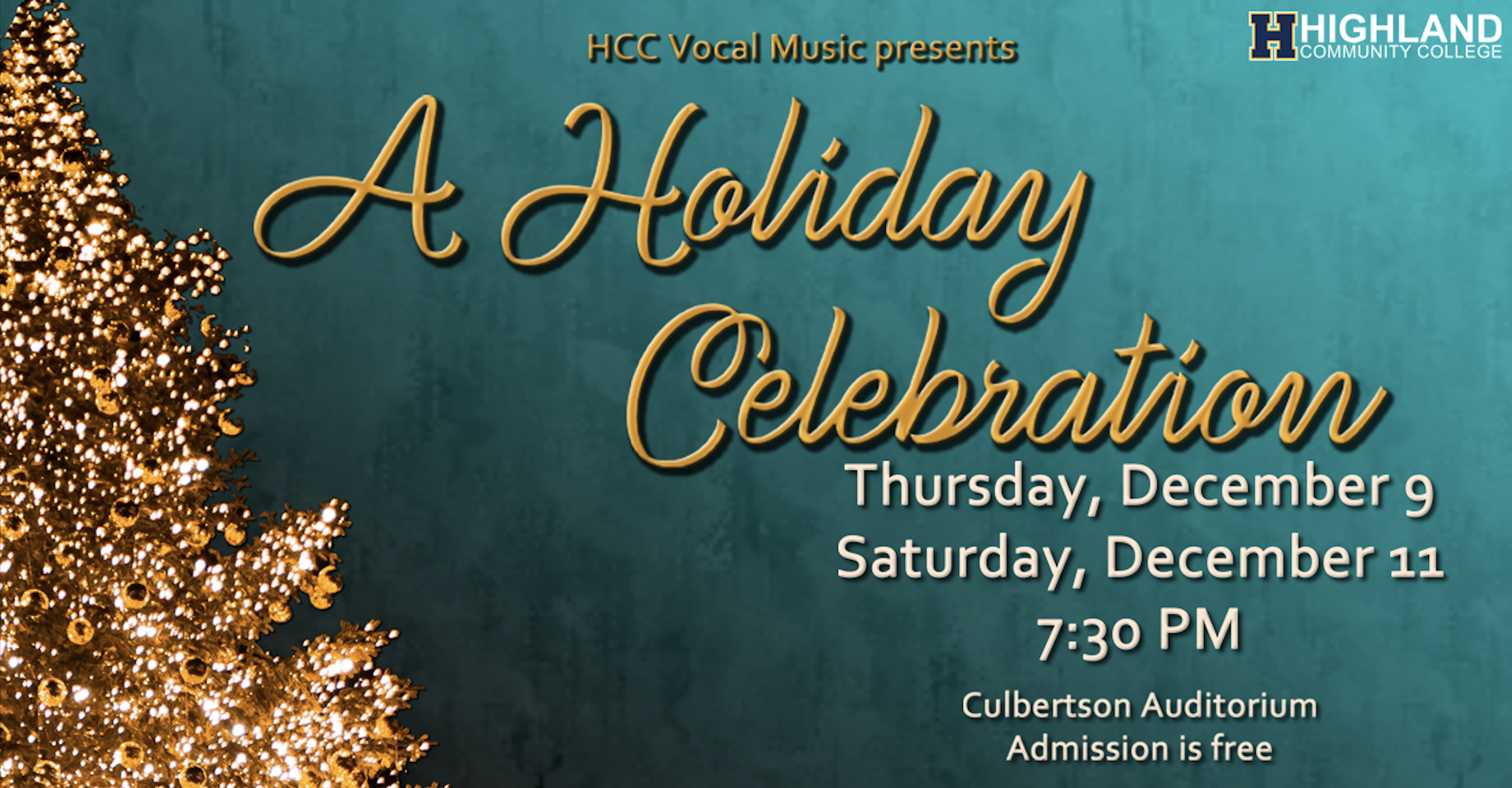 “A Holiday Celebration” in Culbertson Auditorium