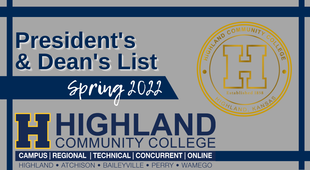 President's & Dean's List for Spring 2022