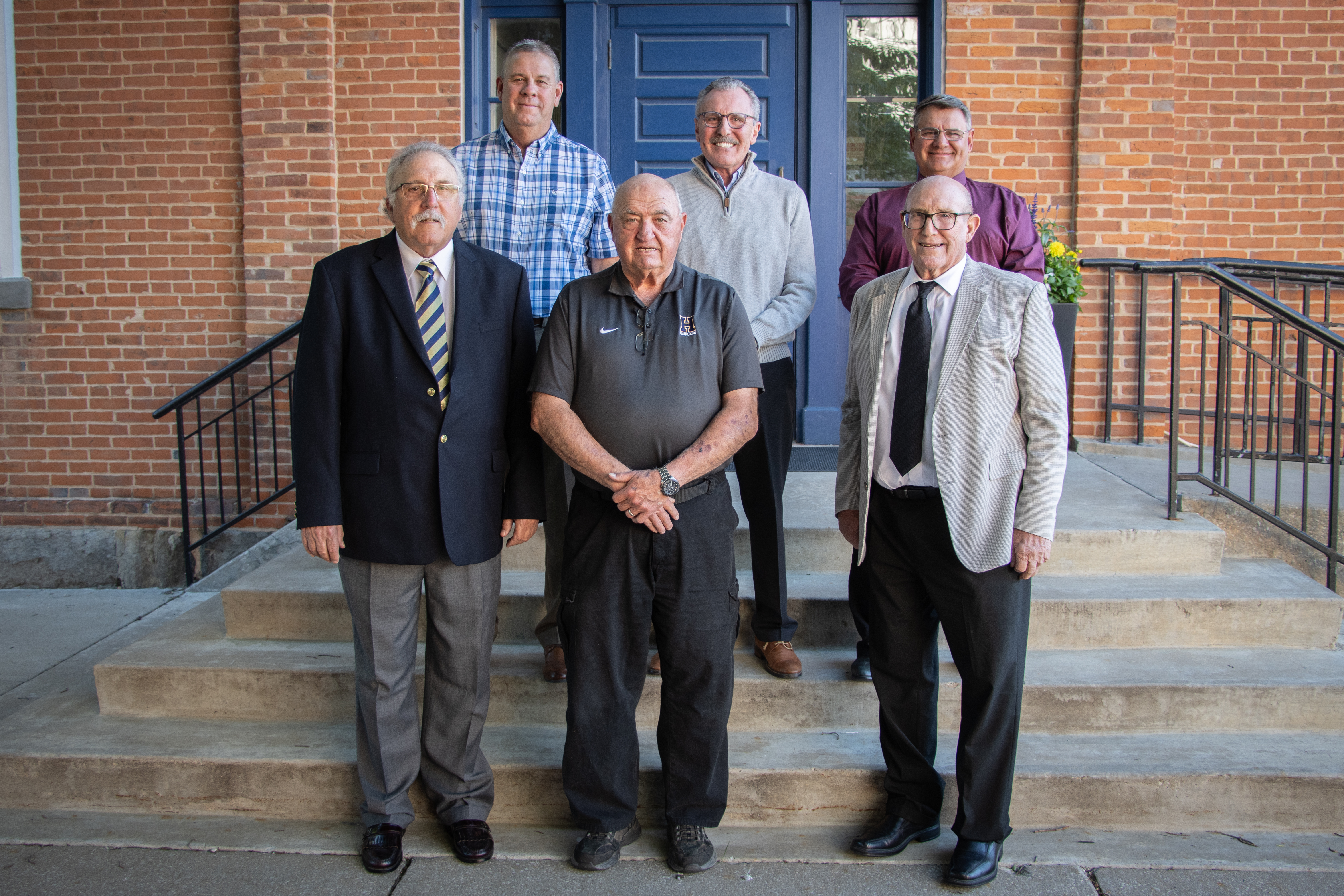 Group photo of the six board members