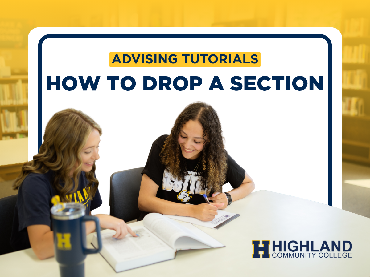 Advising guide for how to drop a section