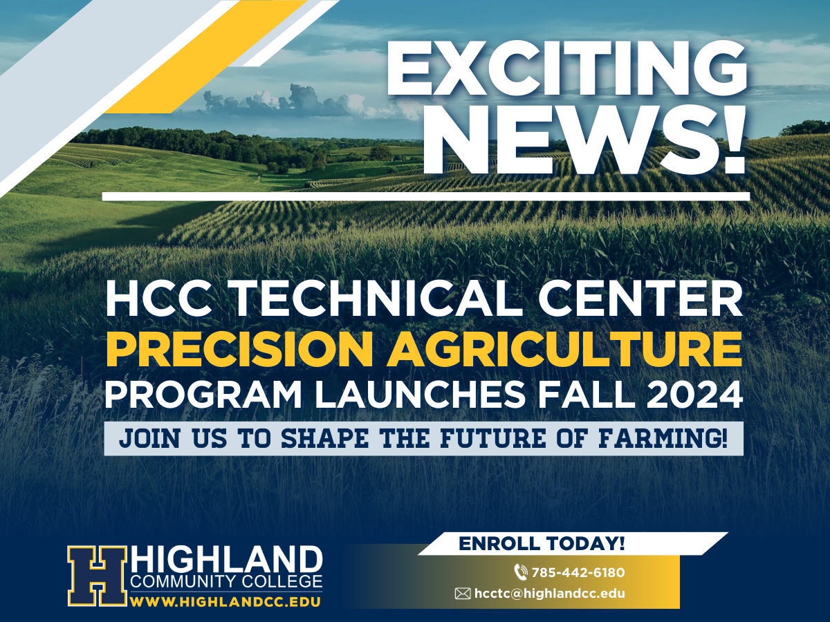 HCCTC Precision Agriculture Program Launches Fall 2024 - Join Us to Shape the Future of Farming