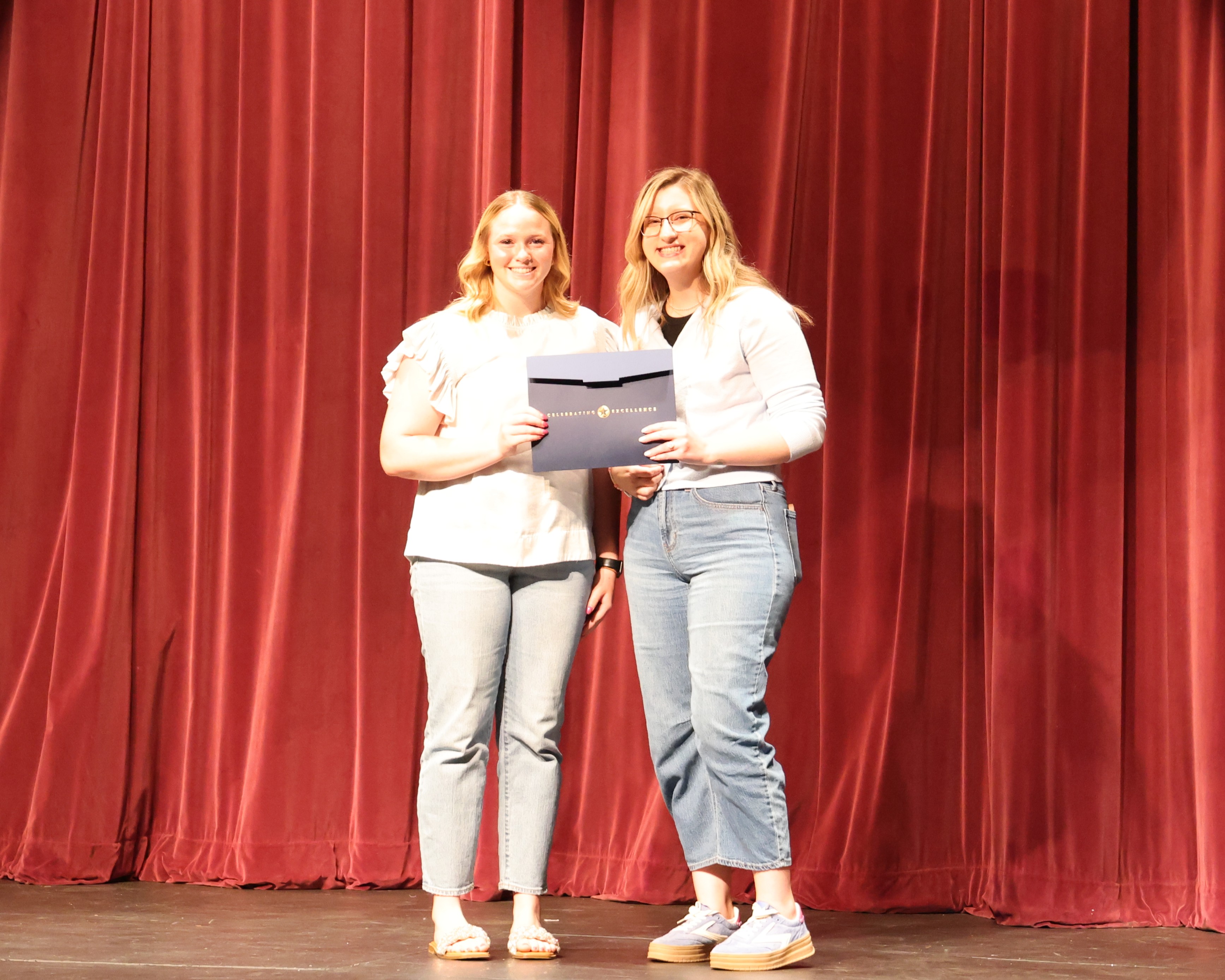 Student Leader of the Year Award honors impactful leadership was awarded to H'Leigha Idol by Ryleigh Chatfield.
