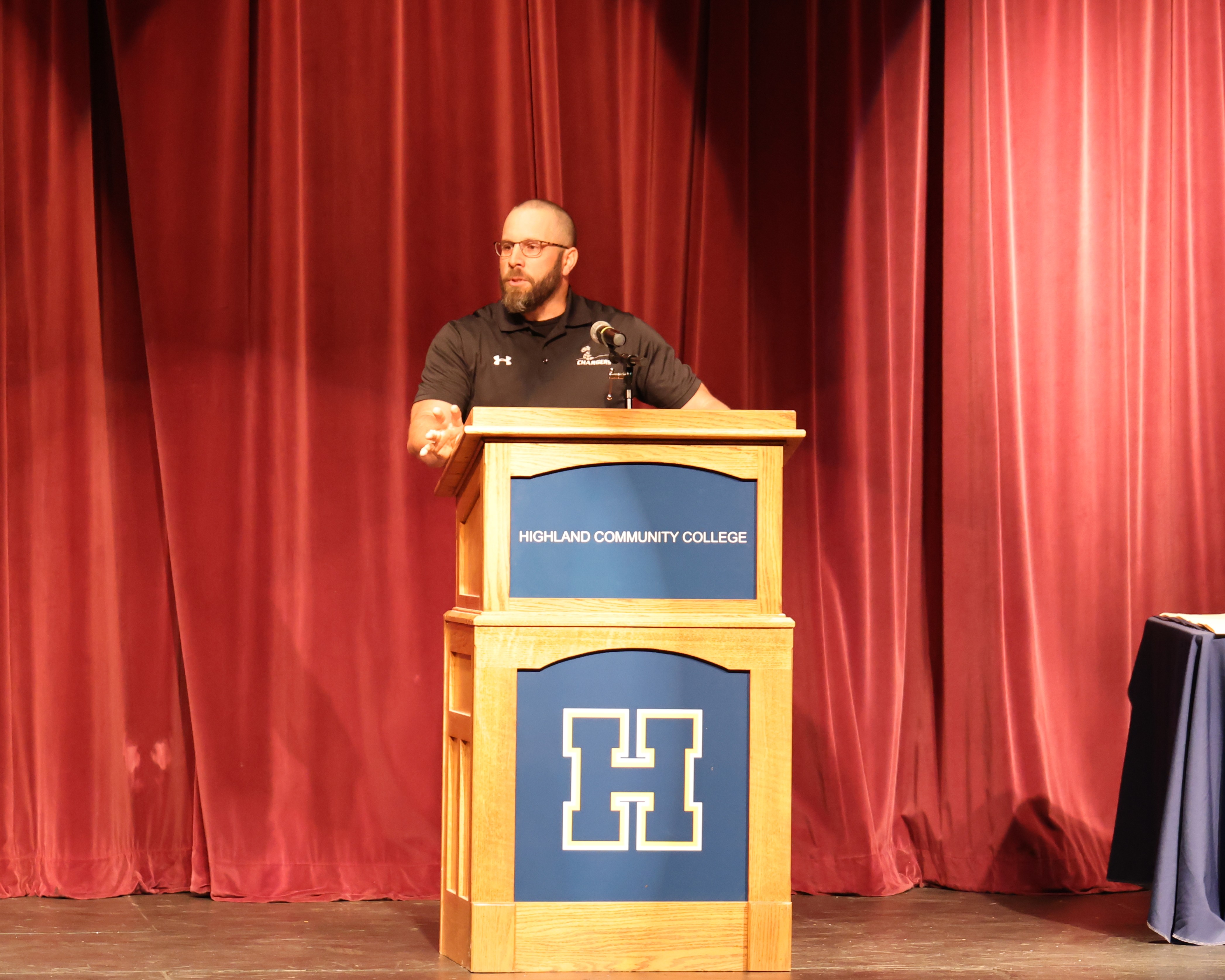 HCC Alum and former football, Nick Dowell, guest speaker